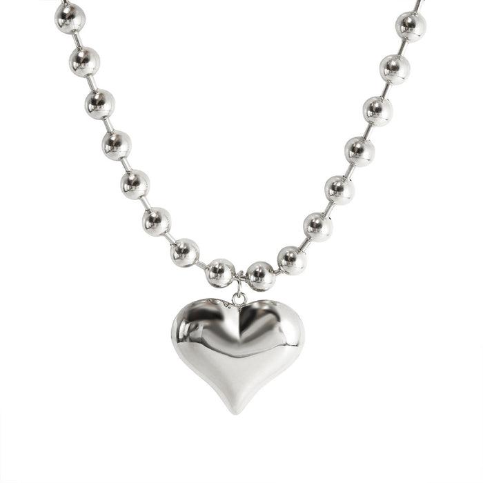 Wholesale Love Necklace Fashion Simple  Stainless Steel Necklace