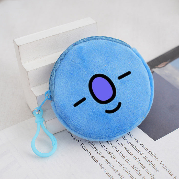 Wholesale Plush Cartoon Small Wallet Keychain JDC-KC-ShuaiX001