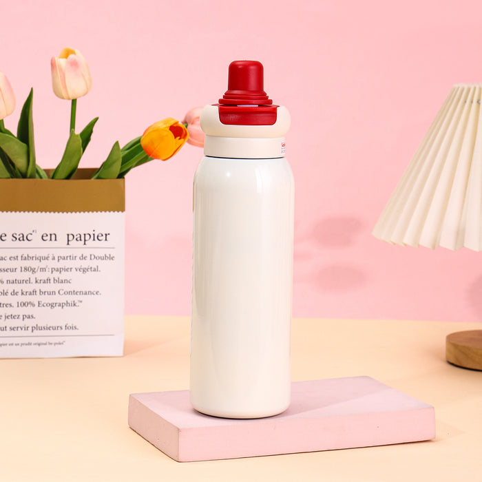 Wholesale Cartoon cute monster rusty steel cartoon drinking water cup