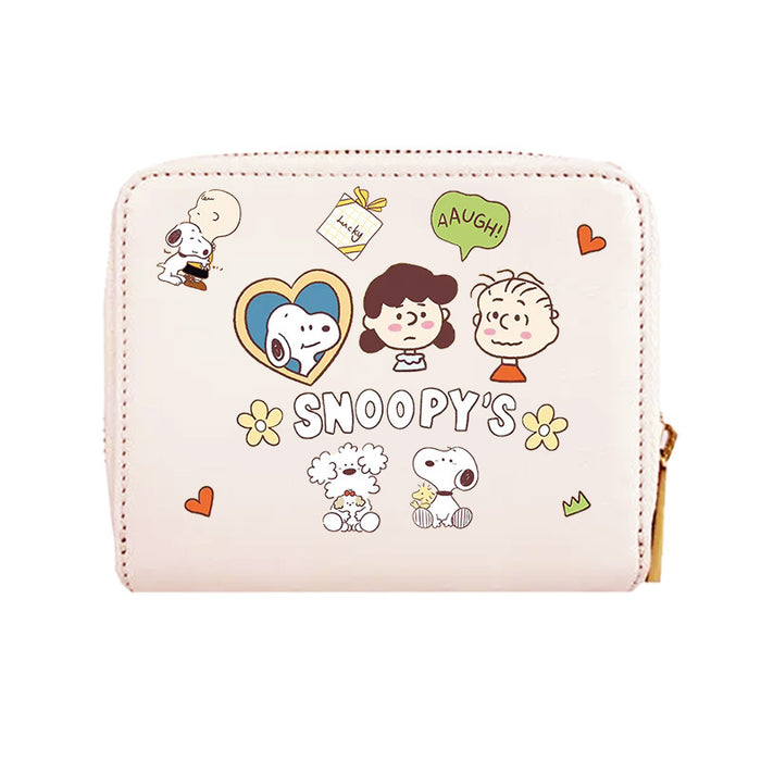 Wholesale  Cartoon Snoopy Wallet Card Bag Small and Large   Cute Chain Anti-degaussing