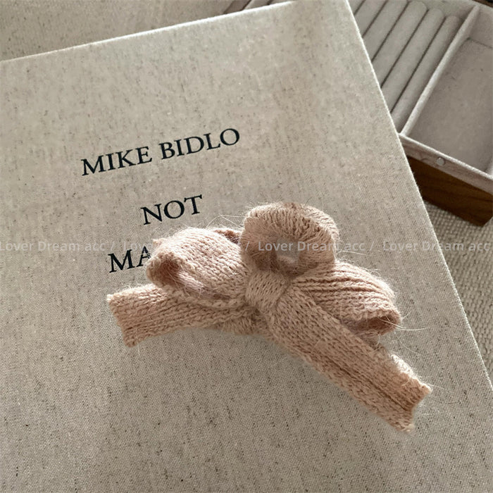 Wholesale Black Polo Dot Pink Five-pointed Star Bow Hairpin  Grab Clip Shark Clip Hair Accessories