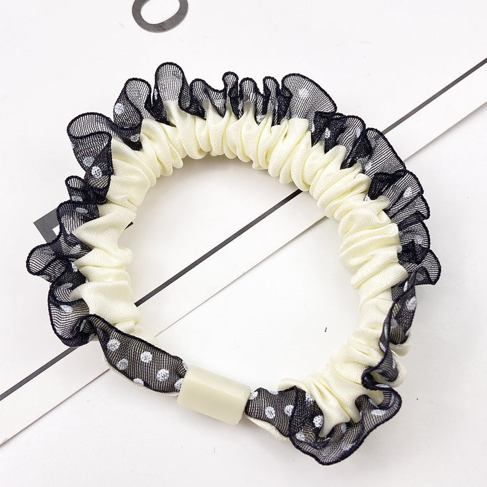 Wholesale  polka dot scrunchies Hair Scrunchies