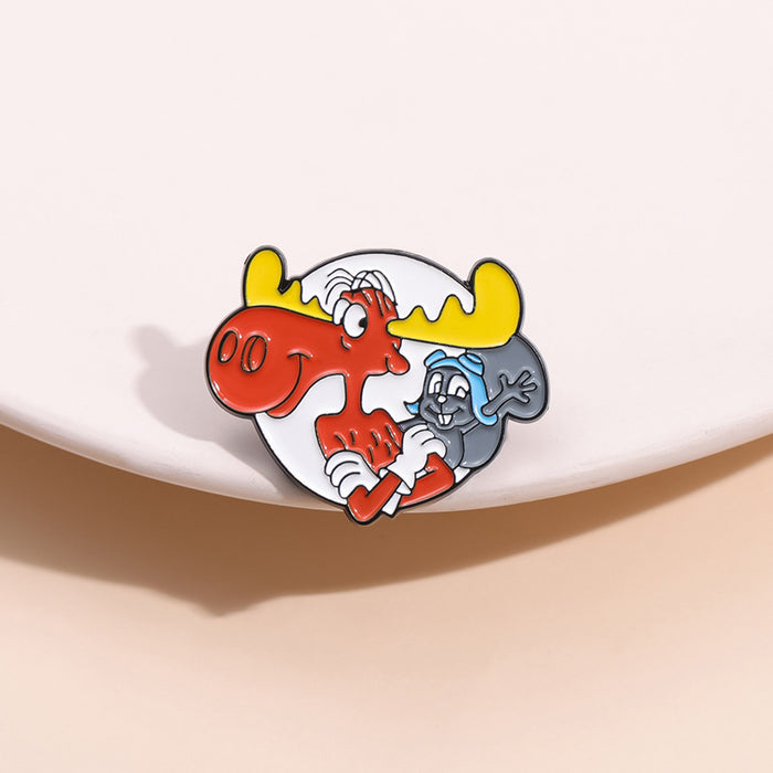 Wholesale Cartoon Animal Puppy Creative Flower Brooch