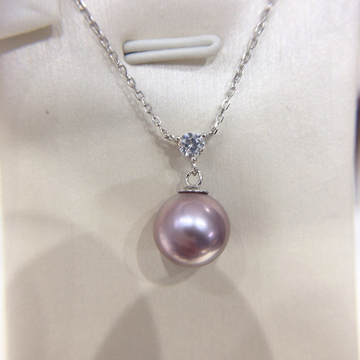Wholesale Pearl pendant, pure silver pearl necklace, collarbone chain
