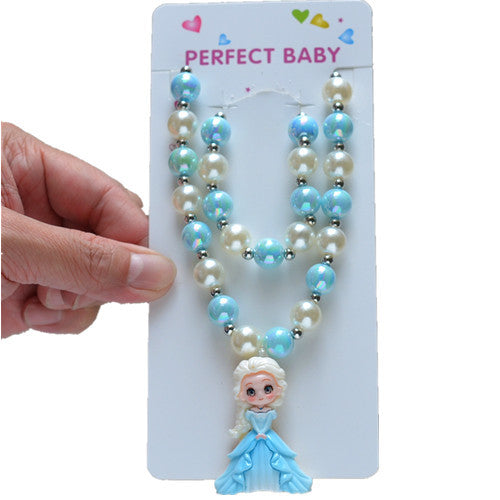 Wholesale Children' s Cartoon Cute Beaded Necklace