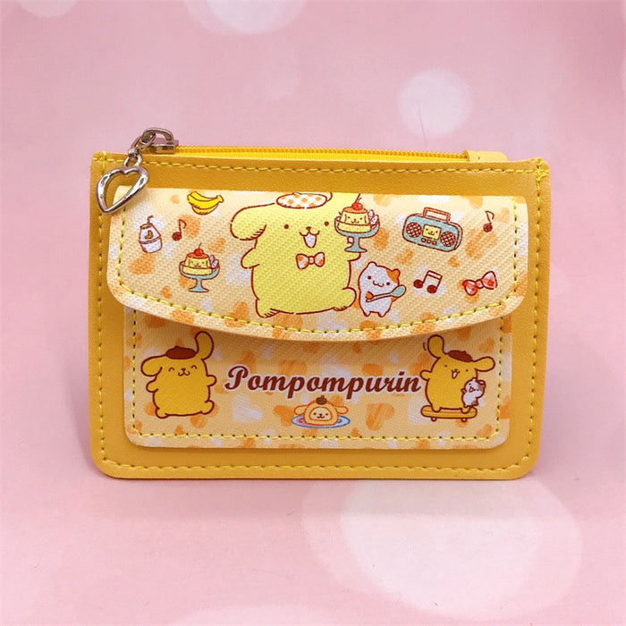 Wholesale PU Cartoon Casual Multi-card Slot Three-layer Wallet JDC-WT-YaLL009