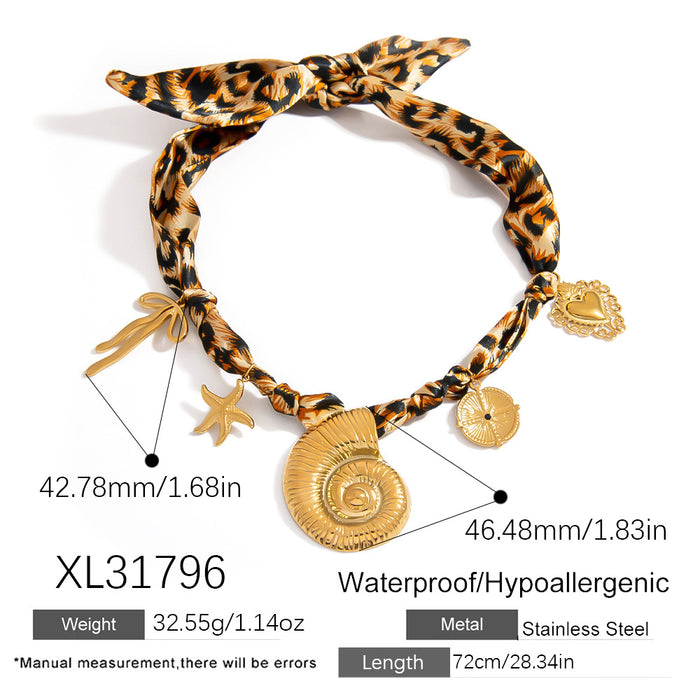 Wholesale Titanium Steel Necklace  Gold Accessible Luxury High-End Sun Flower Silk f Titanium Steel Color-Preserving Clavicle Chain Necklace