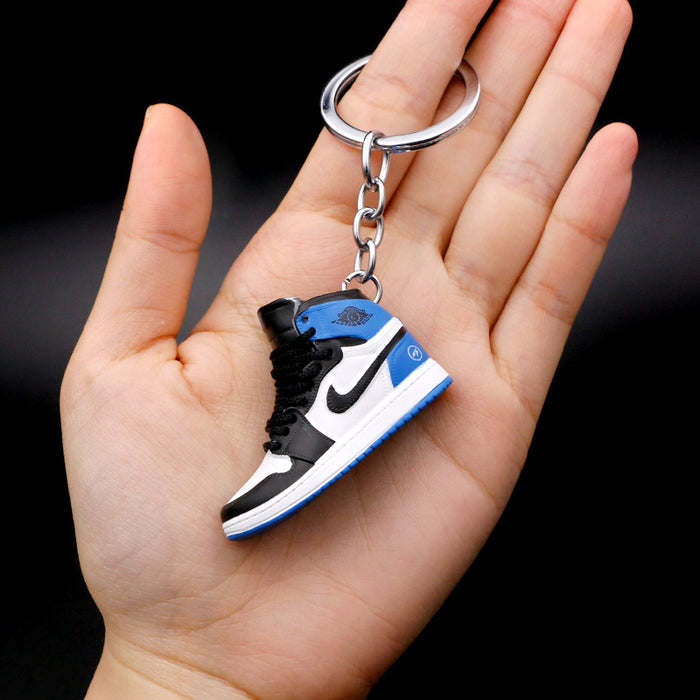 Wholesale PVC Mini Basketball Shoe Keychain JDC-KC-QLPing008