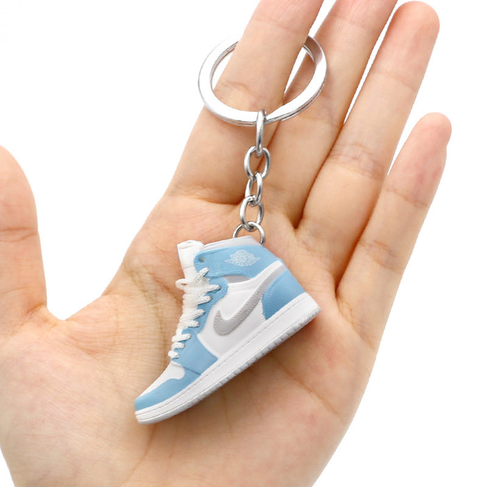 Wholesale PVC Mini Basketball Shoe Keychain JDC-KC-QLPing008