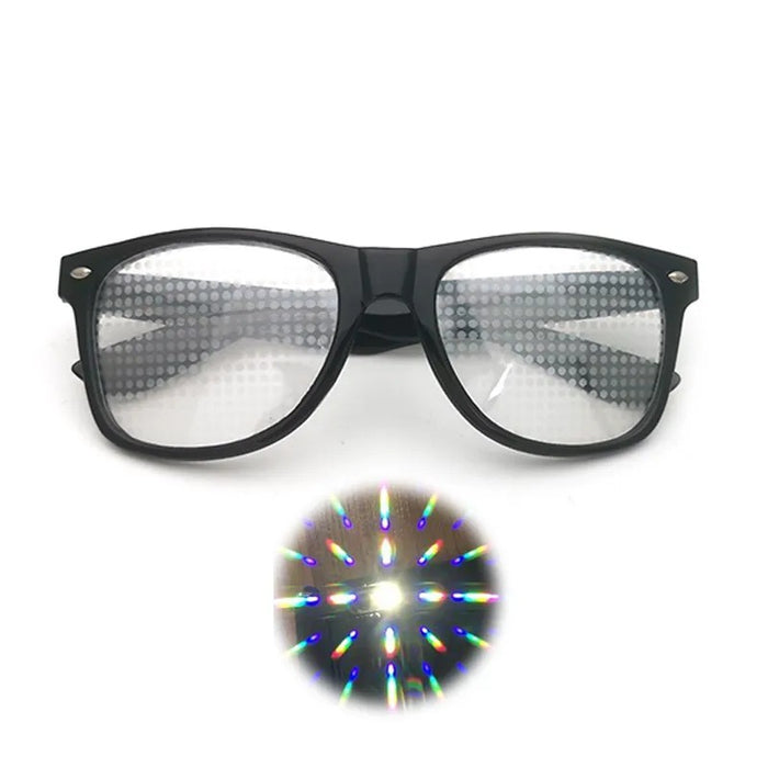 Wholesale Rice Nails Diffraction Love Special Effect Optical Mirror PC Sunglasses JDC-SG-Fuxin007