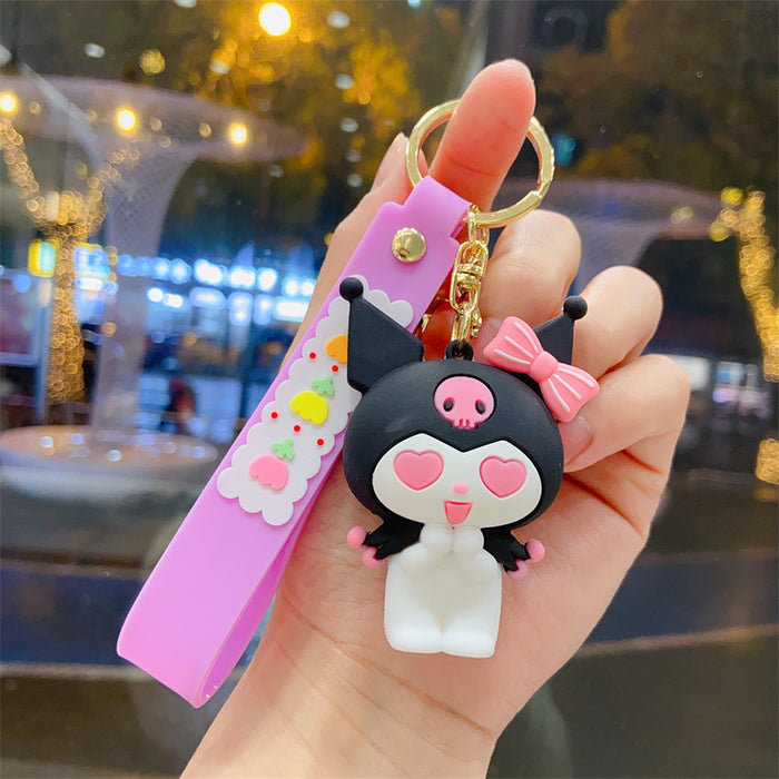 Wholesale Soft Rubber Cute Keychain JDC-KC-YueW001