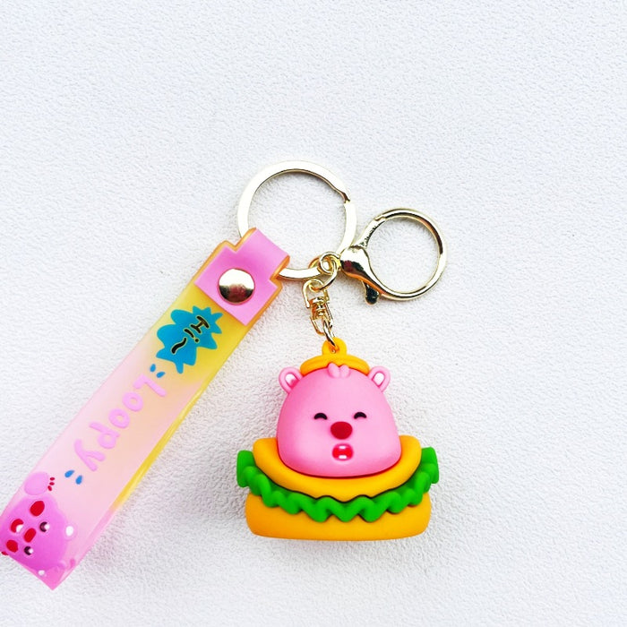 Wholesale PVC Cartoon Doll Keychain JDC-KC-WuYi281