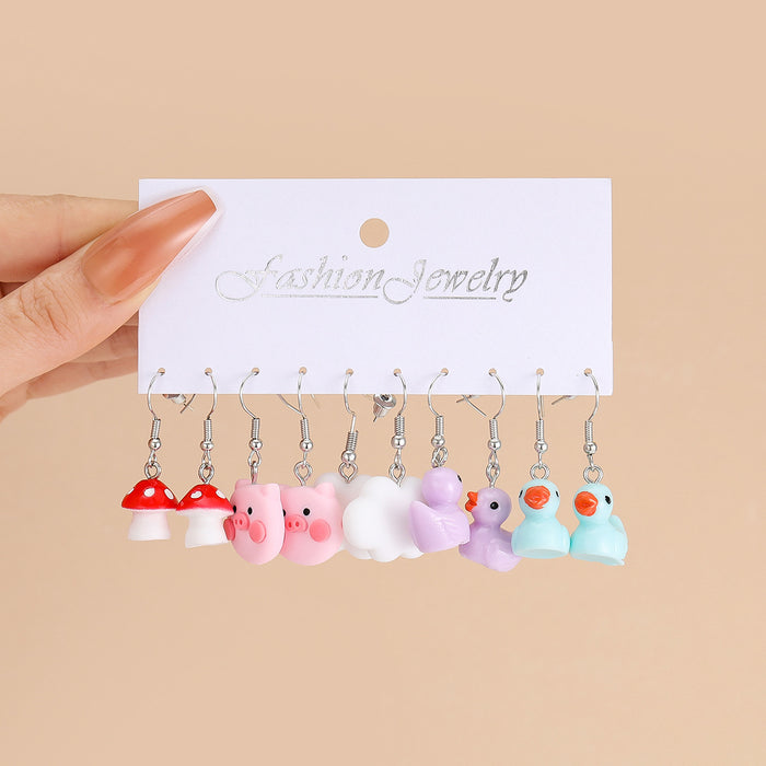 Wholesale Earrings Pendant Drop Glaze Butterfly Earrings Children's Cartoon  Earrings