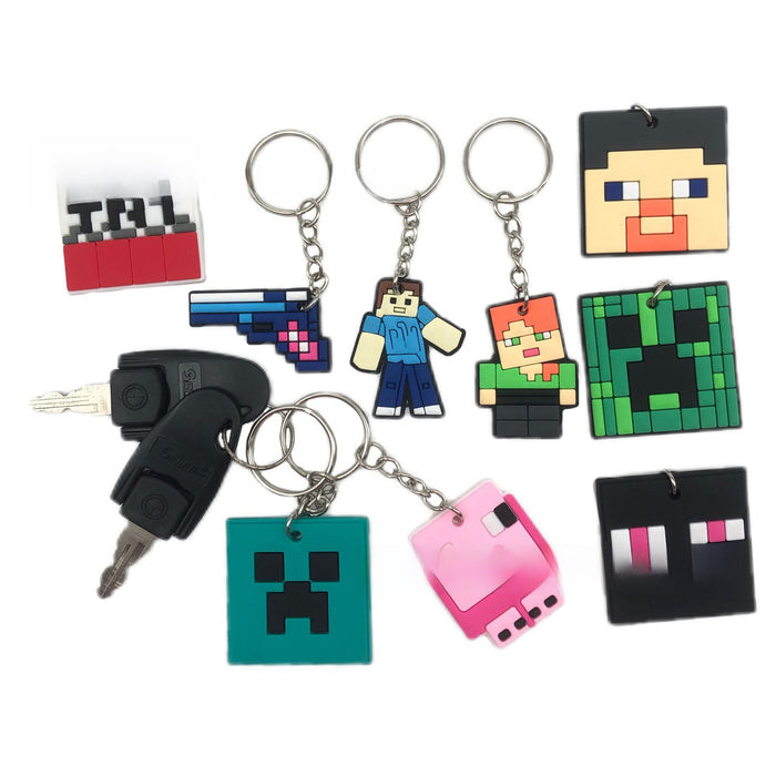 Wholesale New Keychain DIY Accessories Luggage Accessories PVC Soft Rubber Pendant Accessories Cross border