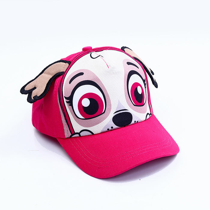 Wholesale Dog Ears Cartoon Sunscreen Breathable Children's Cotton Baseball Cap JDC-FH-XinKuan001