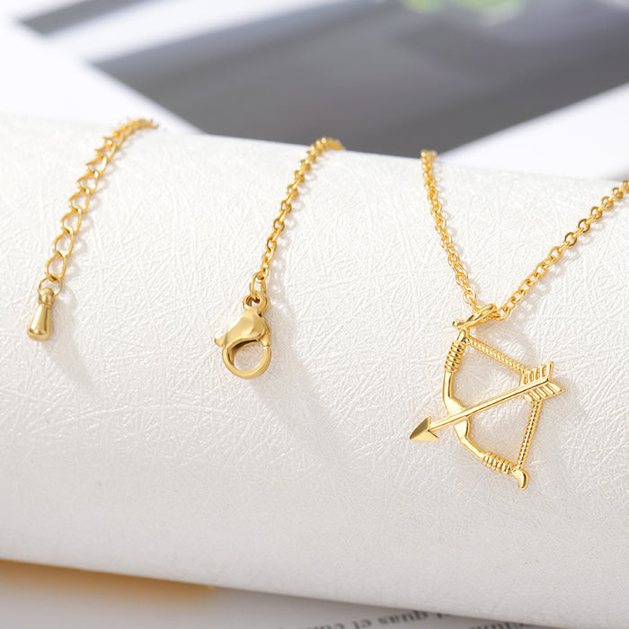 Wholesale Cupid' s Arrow Pendant Necklace Jewelry, Bow and Arrow  Accessories