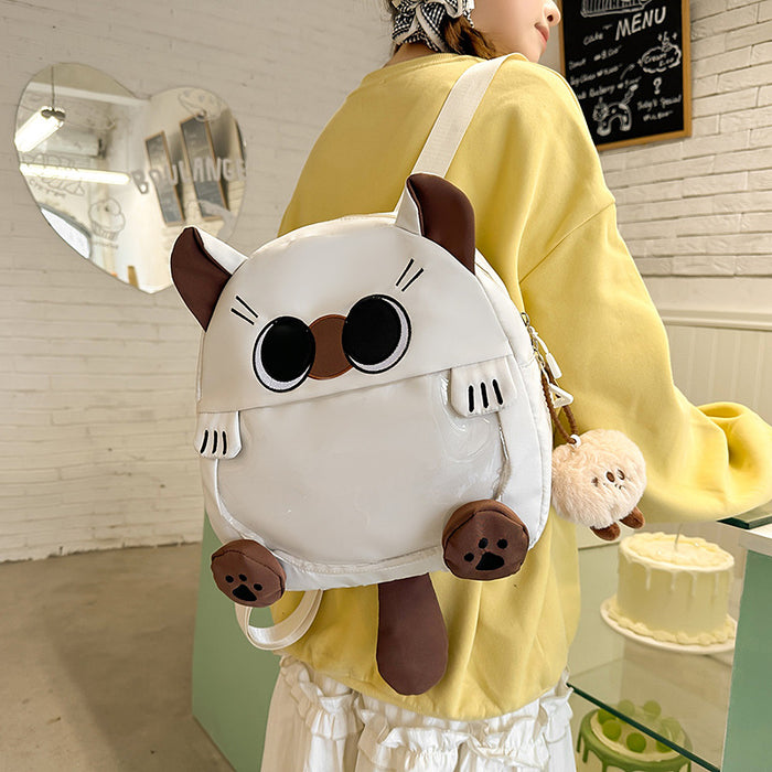 Wholesale School Bag Lightweight Large Cute Cat Backpack