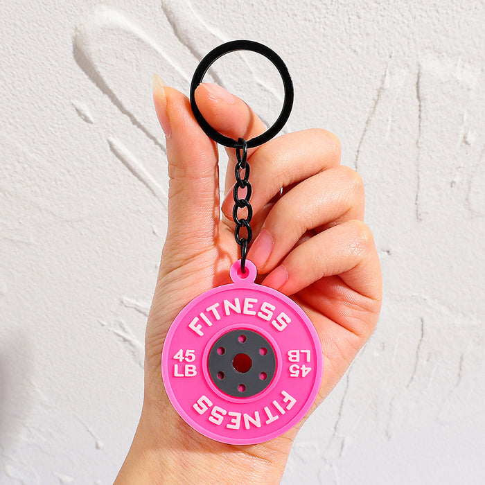 Wholesale Creative Mini Dumbbell Keychain