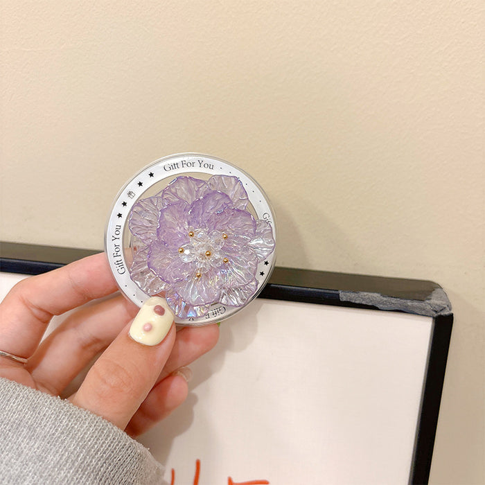 Wholesale 3D Flower Magnetic Retractable Phone Stand