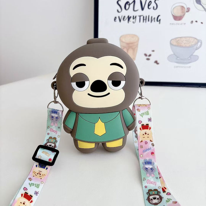 Wholesale Cute Cartoon Silicone Crossbody Shoulder Bags
