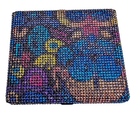 Wholesale Slim Rhinestone Cigarette Case For Women Trendy Anti Pressure Moisture Proof Multi Color Fashion Accessory