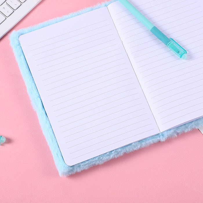 Wholesale Cute Embroider Cartoon Plush Notebook