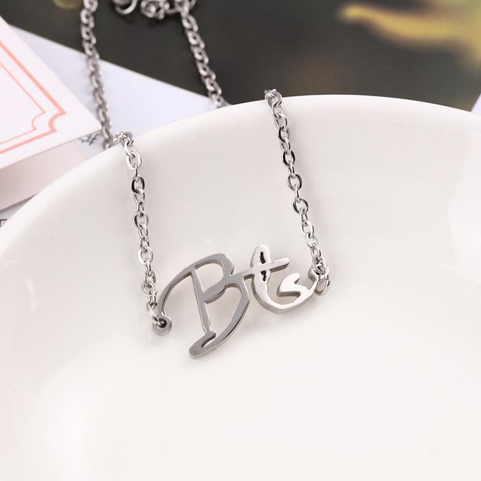 Wholesale Letter Stainless Steel Bracelet JDC-BT-OuJ001