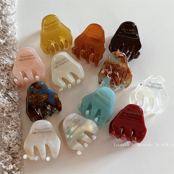 Wholesale Gold Label Cute Small Hair Clip Acetate Hairpin