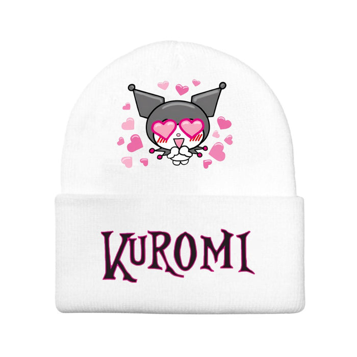 Wholesale Acrylic Printed Wool Autumn and Winter Warm Earmuffs Hat JDC-FH-WuDuomei013