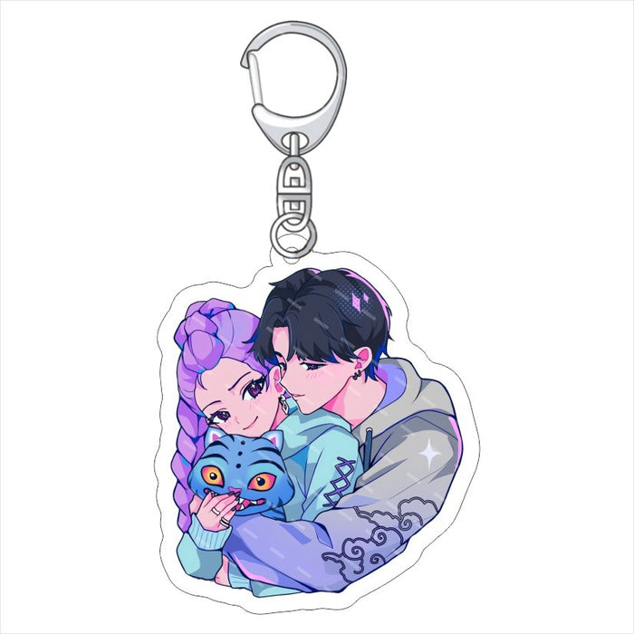 Wholesale K-POP Anime peripheral cute acrylic keychain