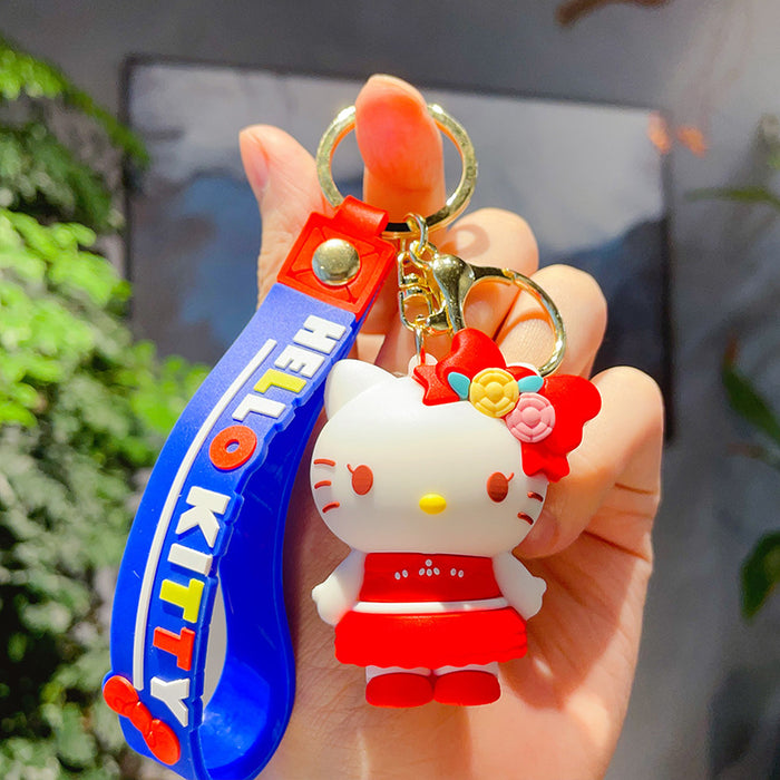 Wholesale Flower Cartoon Cute Doll Pendant Keychain JDC-KC-JG031