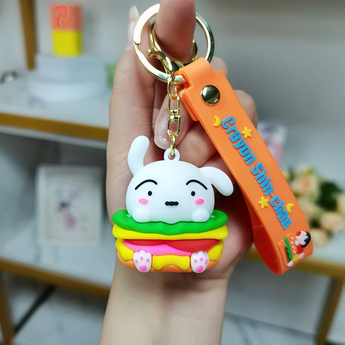 Wholesale Metal Keychain Cartoon Car Key Accessory Bag Charm MOQ≥2