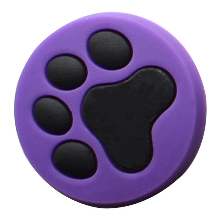 Wholesale 100 PCS PVC Cartoon Paw Print DIY Shoe Buckle JDC-SC-RYY008