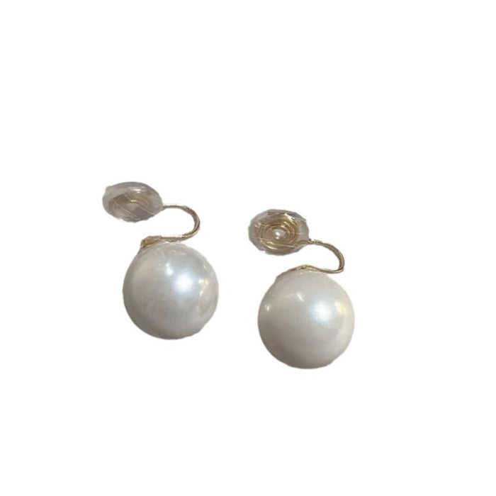 Wholesale Vintage, minimalist, high-end pearl earrings, niche, light luxury, versatile earrings