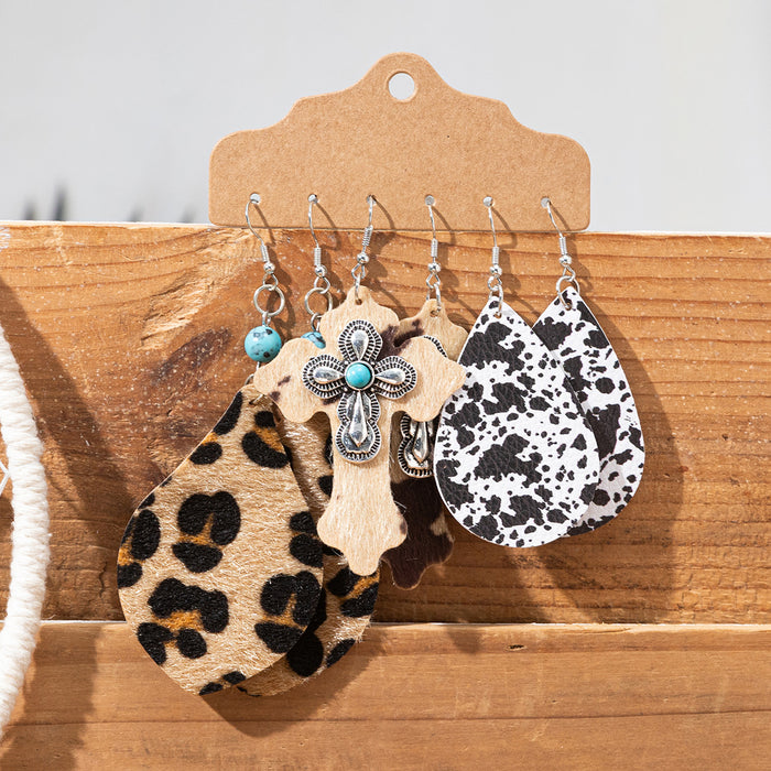 Wholesale Vintage turquoise design earring set