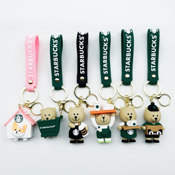 Wholesale PVC Cartoon Doll Keychain JDC-KC-WuYi035