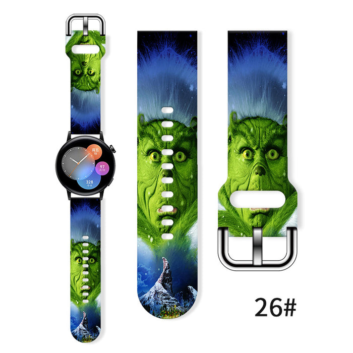 Wholesale Printed Tpu Watch Strap Wrist Strap JDC-WD-NuoQi063