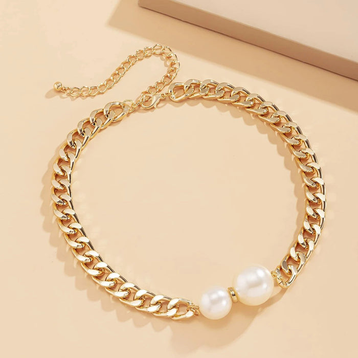 Wholesale Niche Personalized Imitation Pearl Necklace