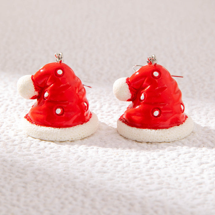 Wholesale Christmas Santa Penguin Earring Set Fashion Accessory Gift MOQ≥2