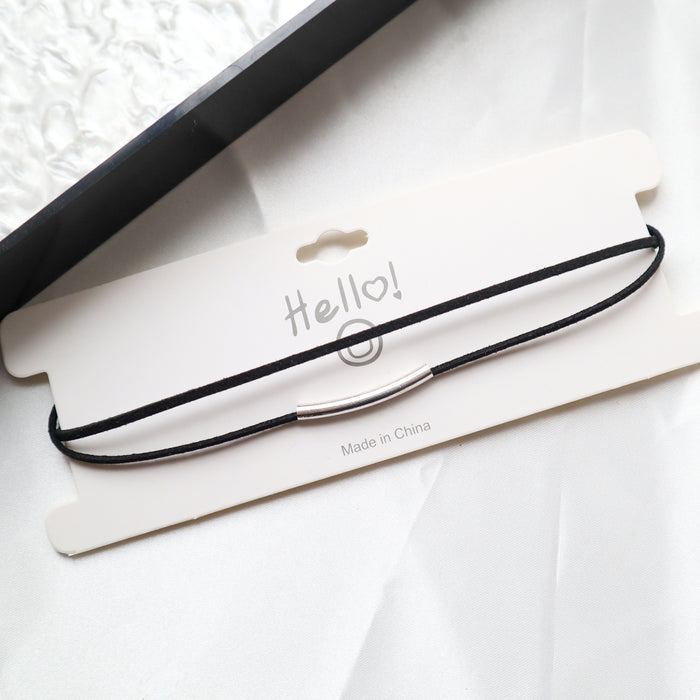 Wholesale Clavicle chain, double-layer collar, stacked, simple and niche design necklace