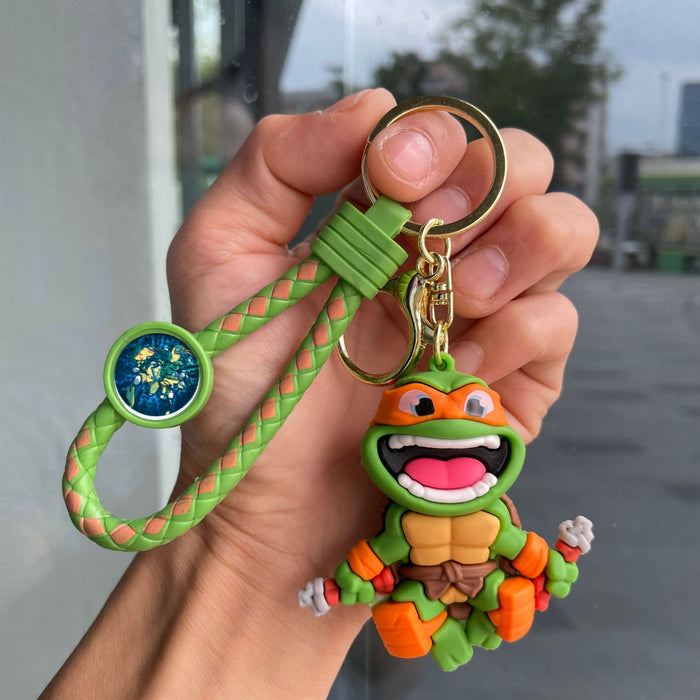 Wholesale Keychain Cartoon Turtle Doll Bag Pendant Car Keychain Pendant Doll Machine Small Gift