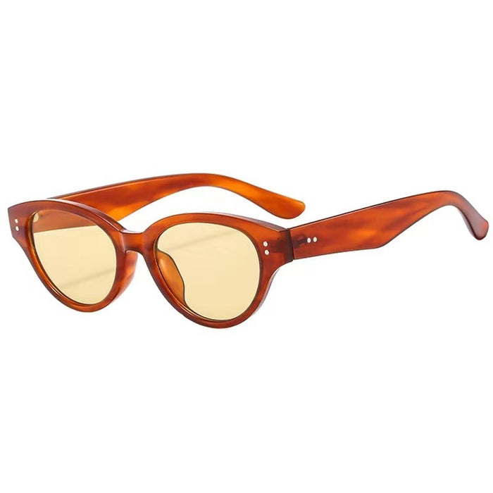 Wholesale Fashionable new cat eye sunglasses, personalized street photography, sunshade sunglasses, UV resistant