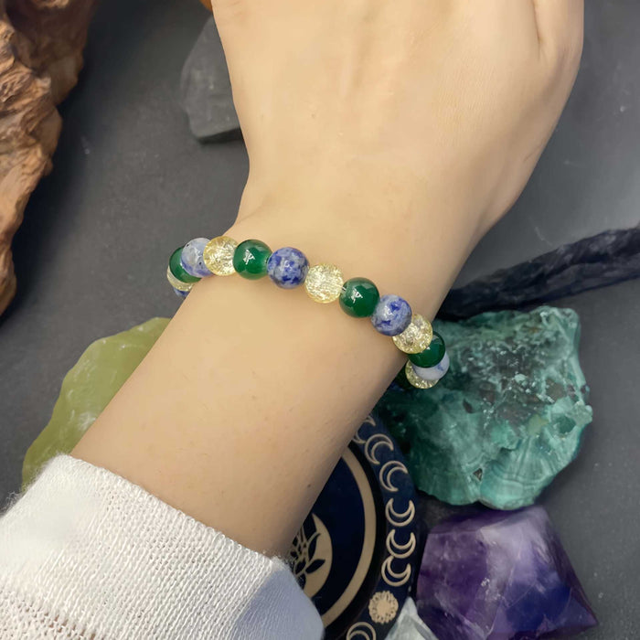 Wholesale Bracelet Natural Stone Elastic Rope Bead Bracelet New Style Bracelet