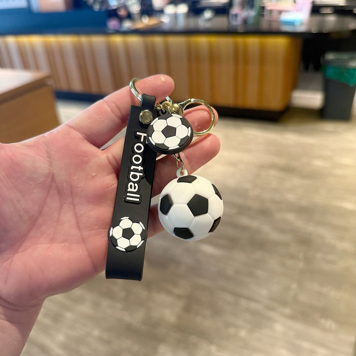 Wholesale Creative Cartoon Soccer Keychain Fan' s Bag Charm
