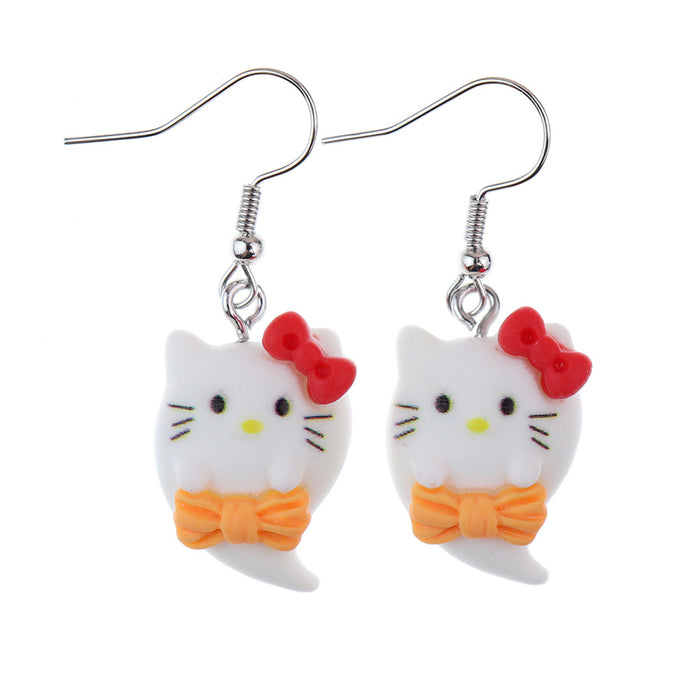 Wholesale Halloween Dark Funny Cartoon Earrings JDC-NS-NiQing004