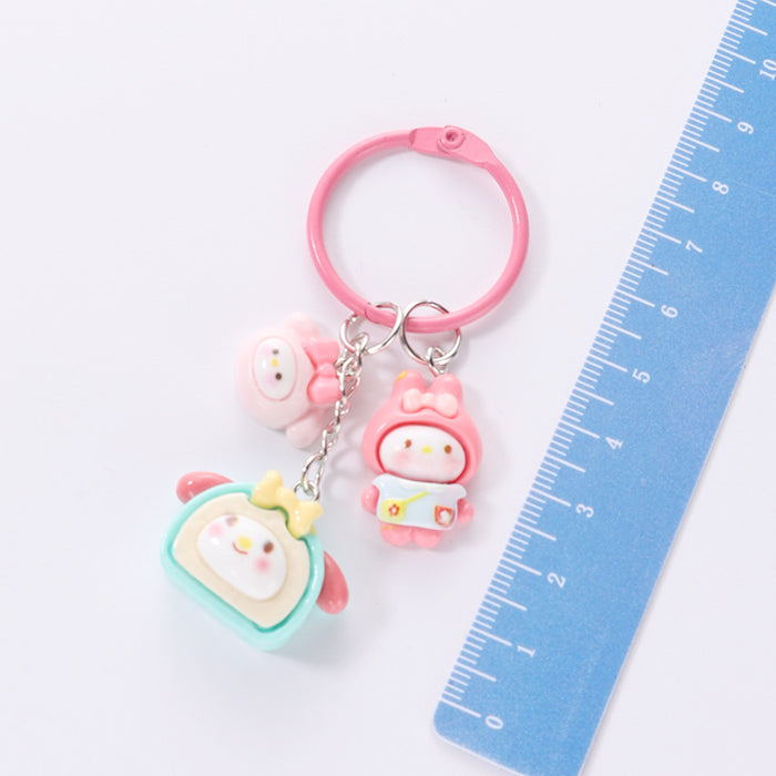 Wholesale Card Ring Cute Pendant Keychain (S) JDC-KC-HuiM002