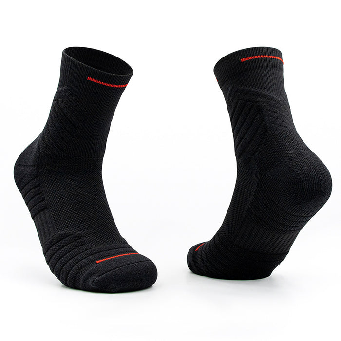 Wholesale Basketball socks, mid tube, high rise, professional practical, towel bottom, training, sports socks