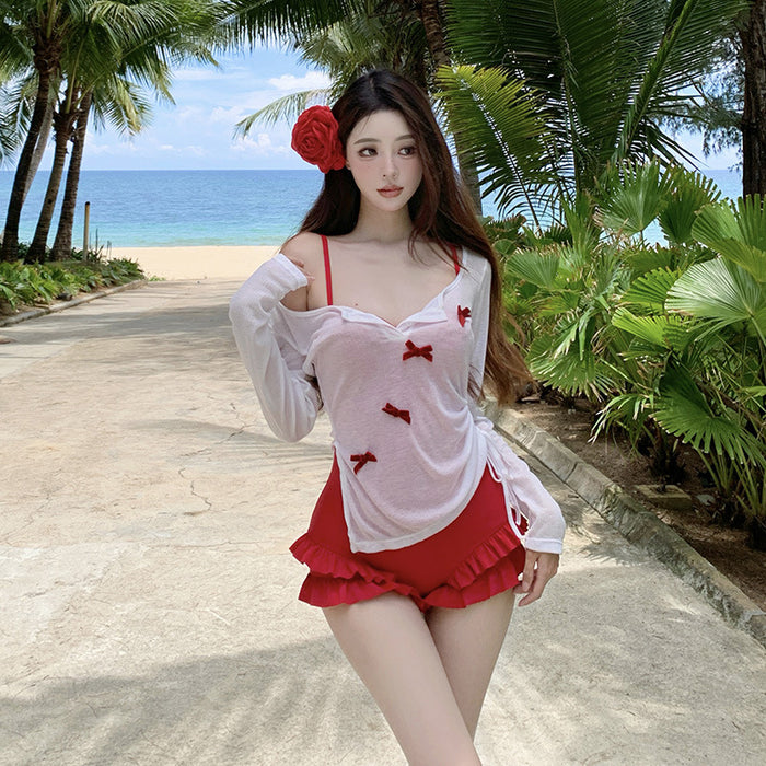 Wholesale New swimsuit one-piece high-end feel cover up, sun protection swimsuit, soaking in hot springs