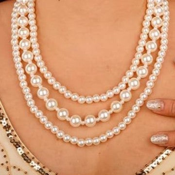 Wholesale Pearl Titanium Steel Necklace Clavicle Chain Joker Women's Feeling Beads