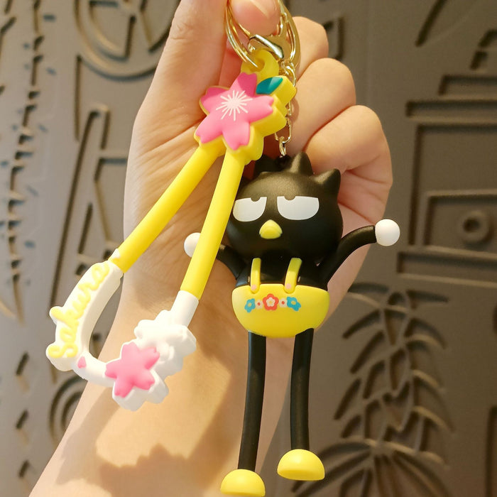 Wholesale Cute 3D Doll Silicone Keychain JDC-KC-MingT139